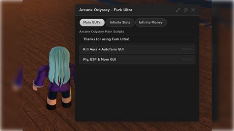 Arcane Odyssey 1 Script Gui Auto Farm Kill Aura Infinite Money