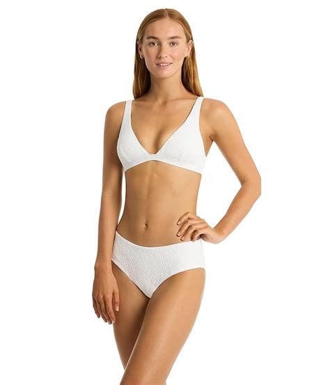 Women S SEA LEVEL SWIM Interlace Mid Bikini Pant Zappos