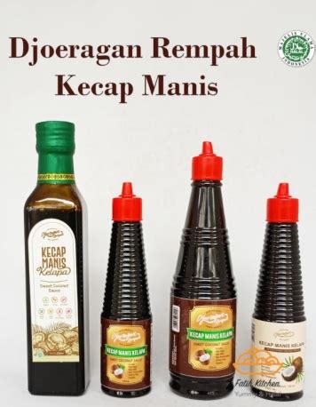 Djoeragan Rempah Kecap Manis Kelapa Organik Non Kedelai