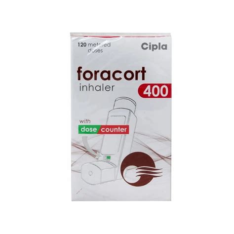 Foracort Inhaler 400mcg Cipla Ltd 120 Mdi In 1 Packet At Rs 364 Pack