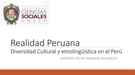 Diversidad Cultural Y Etnoling Stica En El Per Ppt