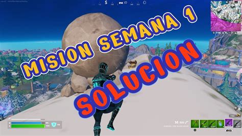 Desprende Una Roca Arrolladora Con Una Patada Deslizadora Fortnite