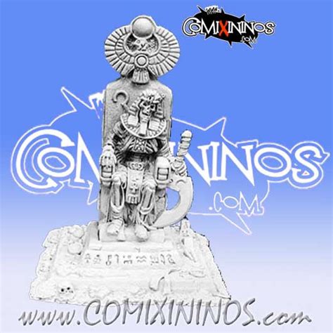 Egyptian Mummy King On Throne Coach Reaper
