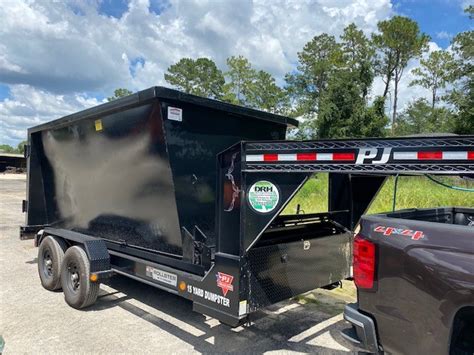 20 Yard Pj Trailer Style Dumpsters For Sale American Made Dumpsters