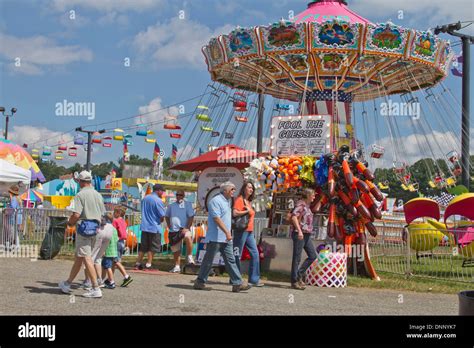 Fletcher, North Carolina, USA - September 13, 2013: People enjoying the ...