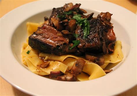 SMITTEN In Cleveland Short Rib Pappardelle W Wild Mushrooms