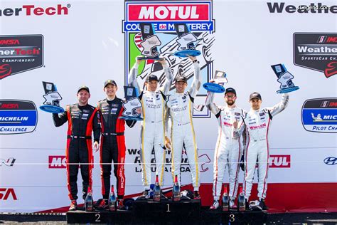 Imsa Podium Pour La Porsche Victoire De La Gt R Laguna