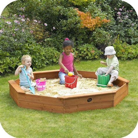 Plum® Outdoor Play Giant Wooden Sand Pit Sand Pits For Kids Sand Pit