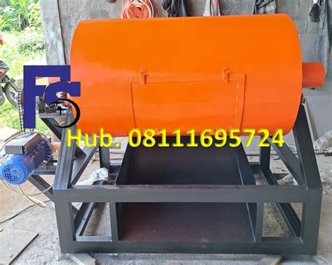 Mesin Rotary Dryer Pengering Biji Bijian Pengering Kompos