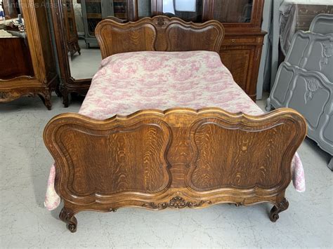 Carved Oak French Bed Antiques Atlas