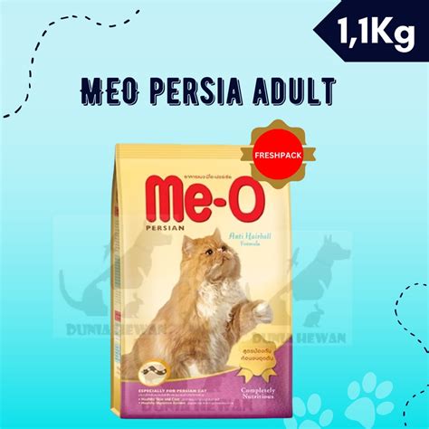 Jual Makanan Kucing Meo Me O Persianpersia Adult 11kg 11 Kg 11kg 1