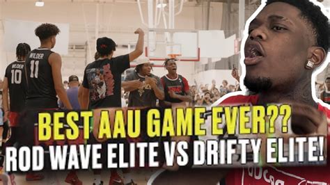 Rod Wave Elite Vs Drifty Elite Championship Game Reaction YouTube