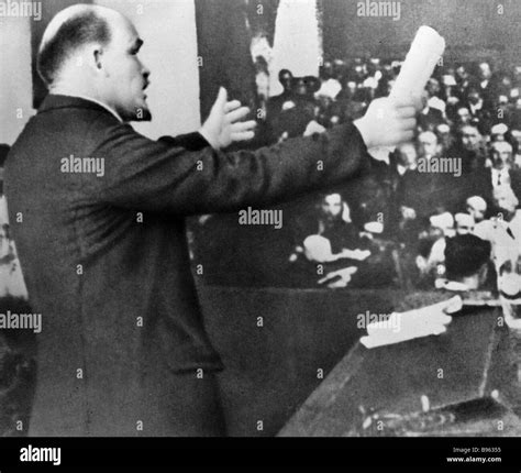 Vladimir Lenin Speaking About The International Situation And The Main