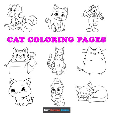 Free Printable Cat Coloring Pages For Kids