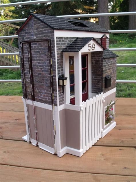 Custom Barbie Folding Dollhouse Barbie House Custom Barbie Diy