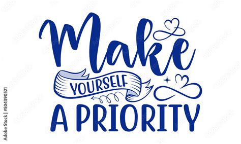 Make Yourself A Priority SVG Mental Health SVG Bundle Inspirational