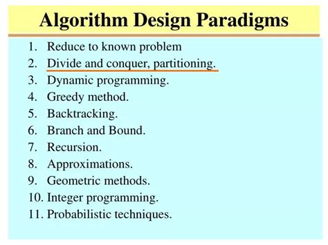 PPT - Algorithm Design Paradigms PowerPoint Presentation, free download ...