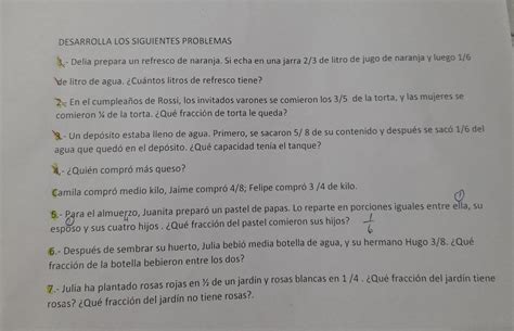 ayuda es para mañana a las 7 00 son fracciones alumnos