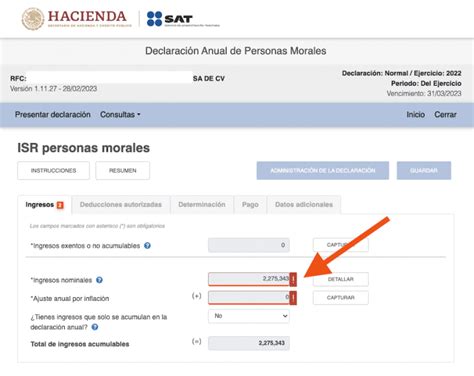 Conciliación De Ingresos Prellenados De La Declaración Anual Del Sat Contadormx