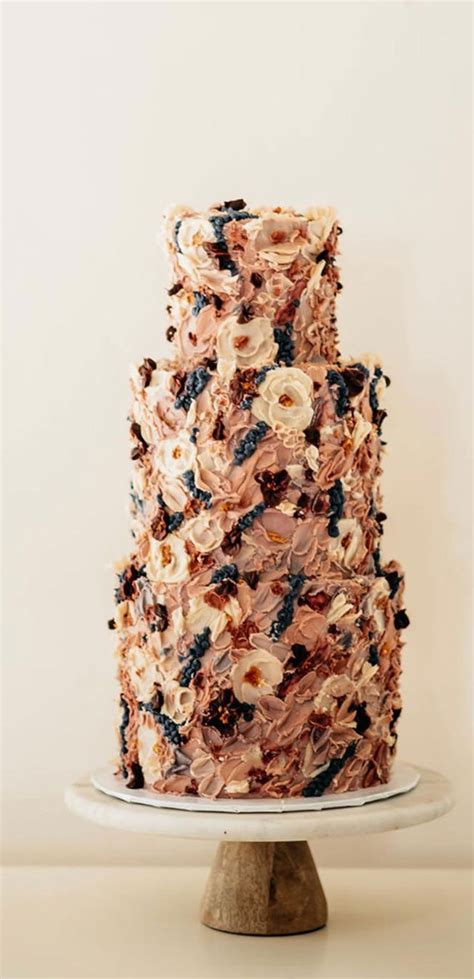 Beautiful 50 Wedding Cakes To Suit Different Styles Earthy Tone