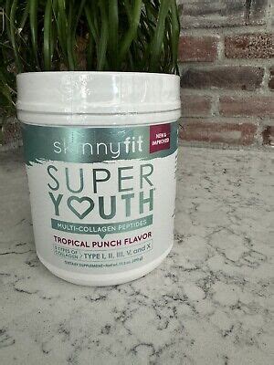 SkinnyFit Super Youth Multi Collagen Powder Tropical Punch Flavor