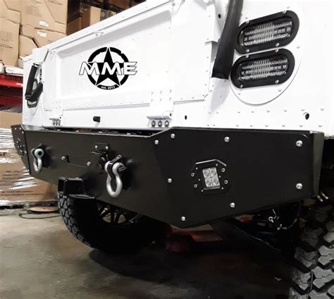 Rear Winch Bumper With Leds For Hmmwv Humvee Midwest Military Equipment