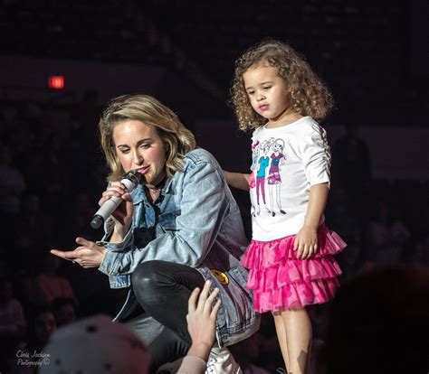 Britt Nicole On Stage With Daughter Ella Brave Performing Her New