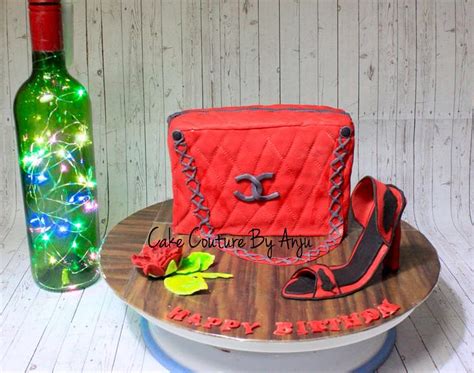 Channel Handbag Cake Decorated Cake By Cake Couture By Cakesdecor