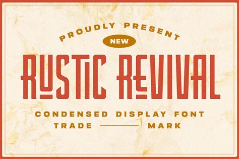 Rustic Revival Font - YouWorkForThem