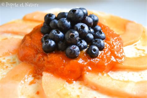 Popote et Nature Cheesecake sans cuisson aux fruits d été et au