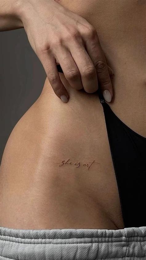 Pin By Slayingrose On Tattoo Small Tattoos Discreet Tattoos Back Tattoo