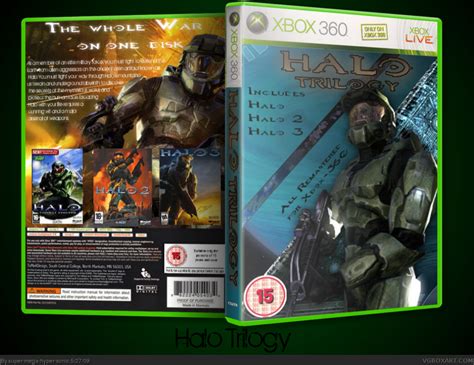 Viewing Full Size Halo Trilogy Box Cover