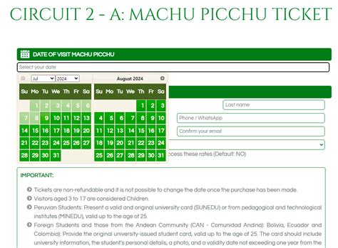 How To Book And Buy Machu Picchu Circuit Tickets