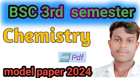 Bsc Rd Semester Chemistry Important Questionsbsc Nd Year Rd Semester