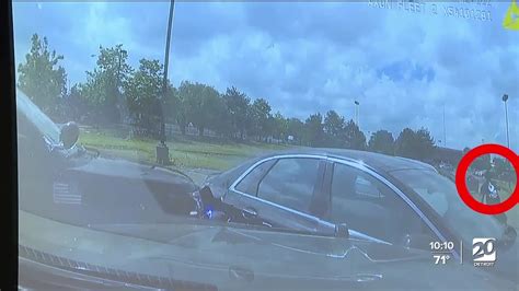 WATCH Dramatic Dashcam Shows Police Chase Suspect In Deadly Hit And Run