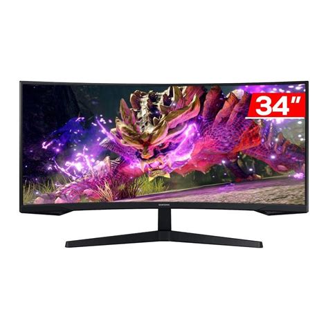 Monitor Gamer Samsung Odyssey G5 34 VA Ultra WQHD 1ms 165Hz