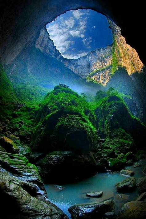 The Xiaozhai Tiankeng In China Also Known As The Heavenly Pit Is The World S Deepest Sinkhole