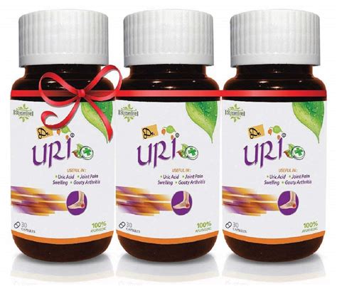 Streamline Dr Uri Joint Pain Capsules Uric Acid Ayurvedic Medicine For Gout Prevention And