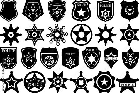 Police Badge Svg Badge Silhouette Police Svg Police Cap Svg Police