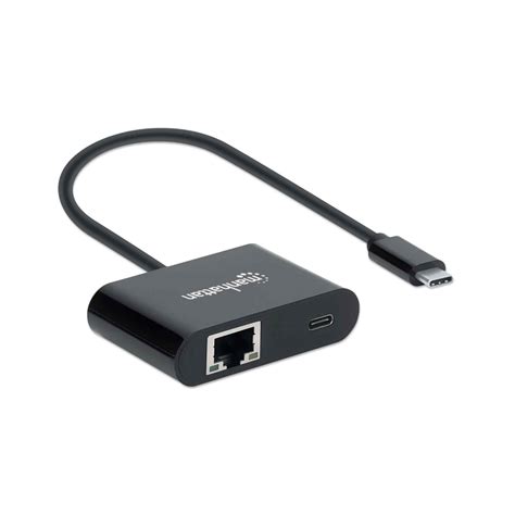 Manhattan Adaptador USB C A Red Gigabit Con Puerto PD Kemik Guatemala