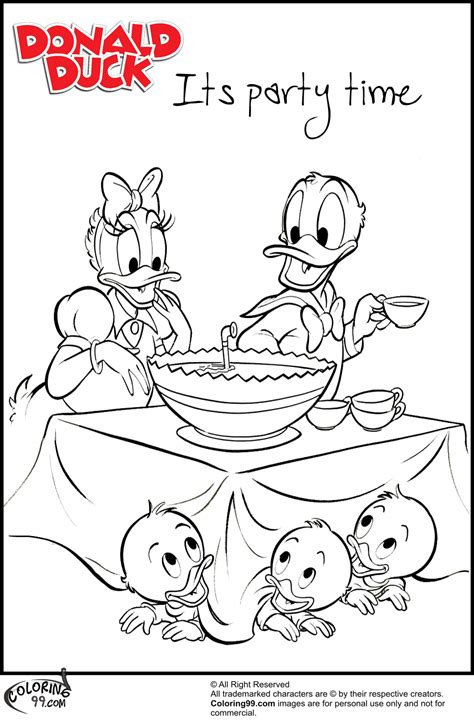 Donald Duck Halloween Coloring Pages Coloring Pages