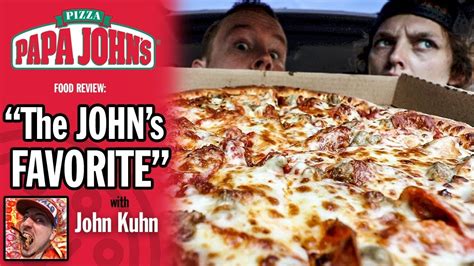 Papa John S The John S Favorite Pizza Food Review With Bite And Chew Food Reviews Youtube