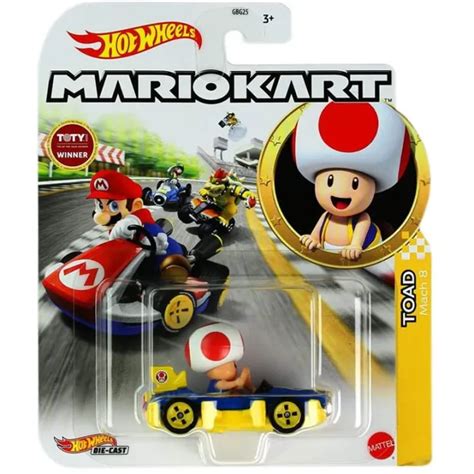 Hot Wheels Mario Kart Toad Mach Hdb Lazada Co Th