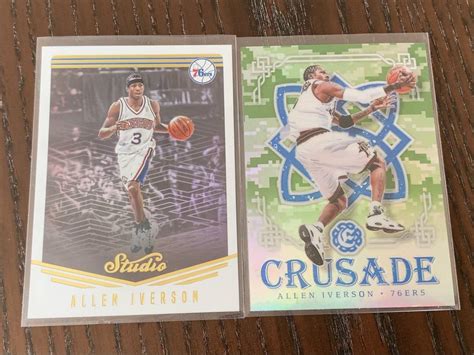 2枚セット Allen Iverson Panini Basketball NBA 76ers アレン アイバーソン Prizm