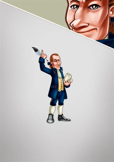 Thomas Jefferson Mascot Design Website Design Illustration Services