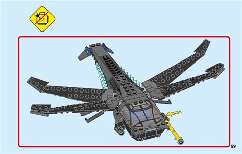 Lego Instructions For Set Black Panther Dragon Flyer Marvel