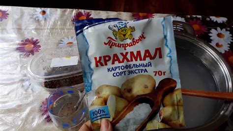 Как приготовить кисель-клейстер для посадки семян моркови - YouTube