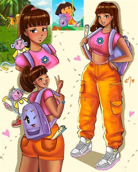 Christina Lorre Dora The Explorer Have You Seen Girl Cartoon Art