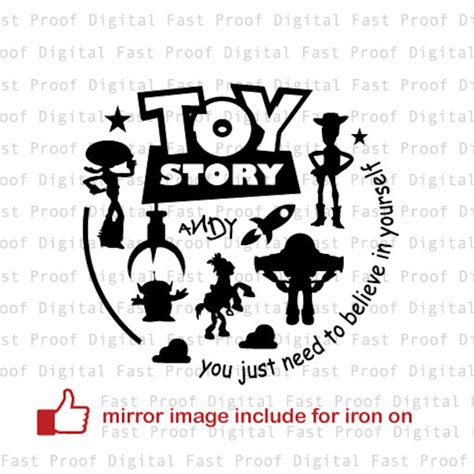 Toy Story Svg Silhouette Svg Cutting File Clipart Aliens Toy Story