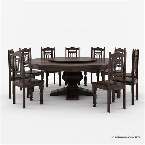 Missouri Round Dining Table Set For 10